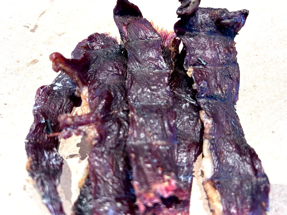 Smoked Lamb Jerky Strips (for dogs) – 3oz