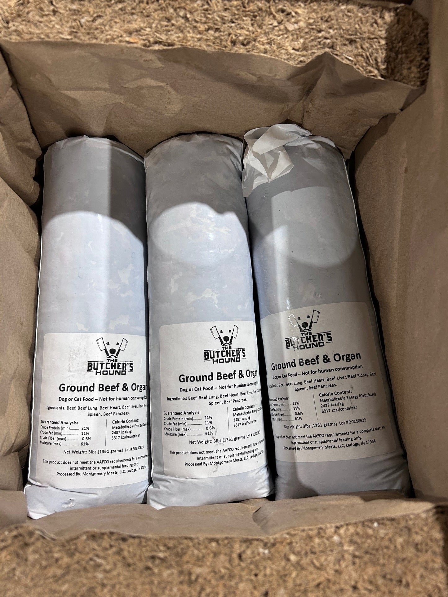 Lil' Beef Box - 18lbs of Pure Beef & Organ Blend