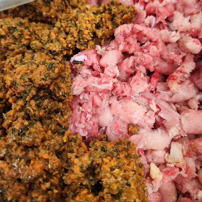 Chicken BARF Diet – PMR Base + Whole Fruit & Veggie Mix - 18lb Box