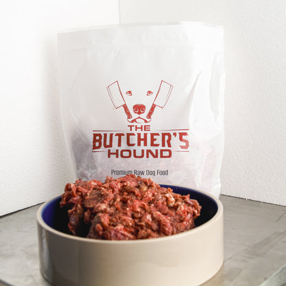 Beef, Turkey, Pork, Chicken Mix | Raw PMR 80/10/10 Dog Food - 30 LB