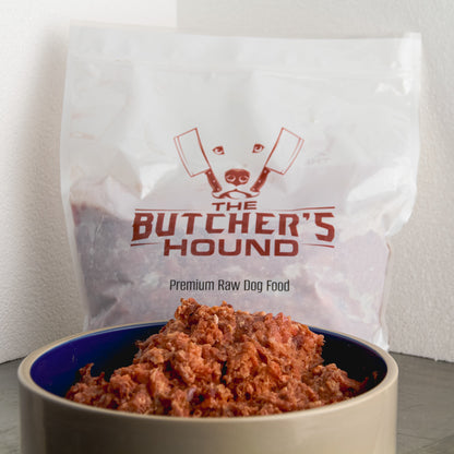 Beef, Turkey, Pork, Chicken Mix | Raw PMR 80/10/10 Dog Food - 30 LB